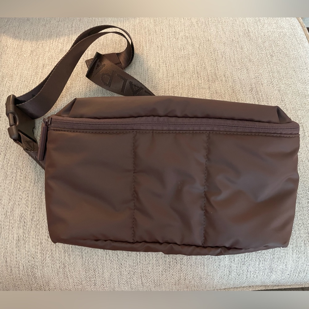 Calpak Luka belt bag in monochrome brown
